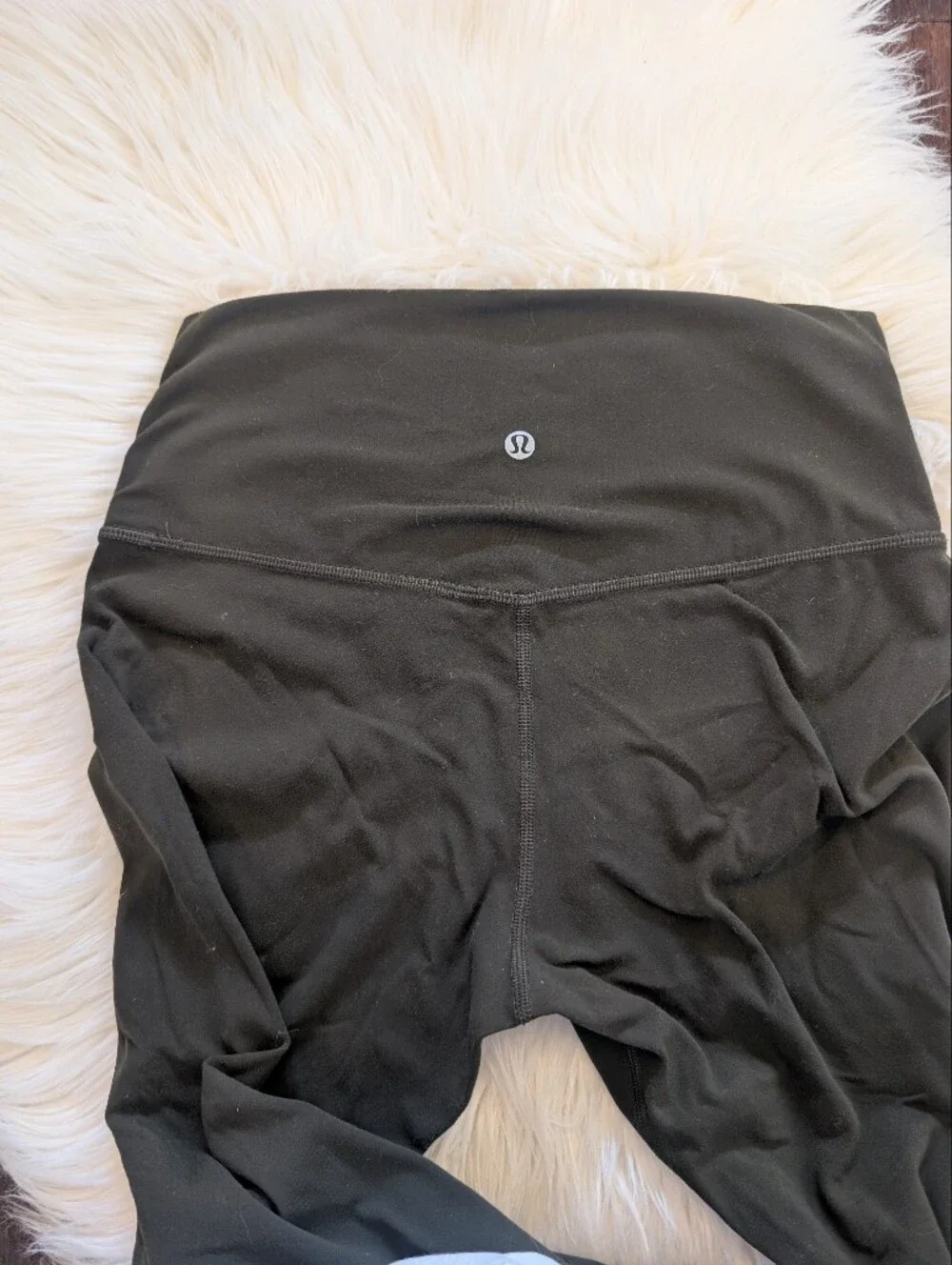 Lululemon Women's Align Pant 25” LW5DEPS High-Waist Olive Green Leggings 8